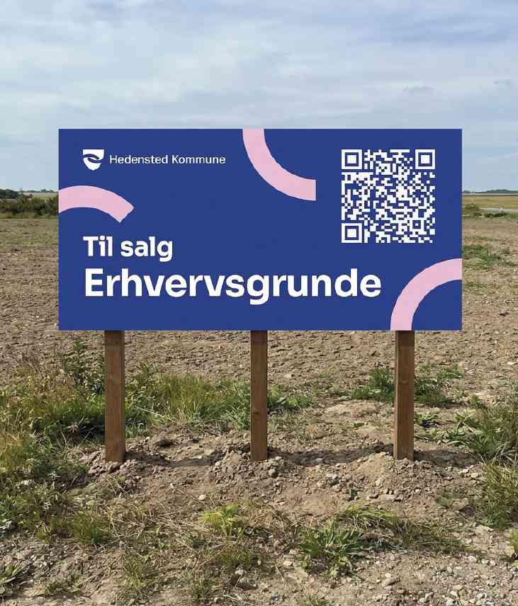 Erhvervsskilt stor