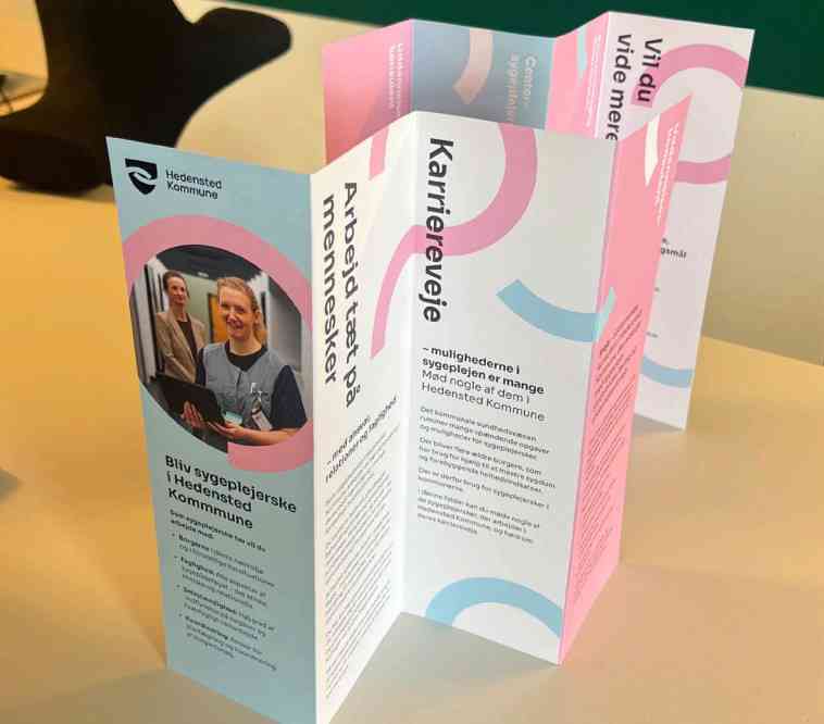 Flyer "Bliv Sygeplejerske"
