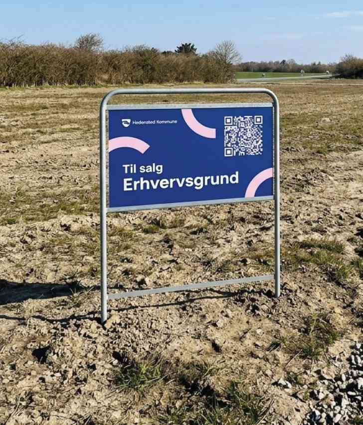Erhvervsskilt lille